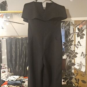 Adelyn Rae Black Off-Shoulder Jumpsuit